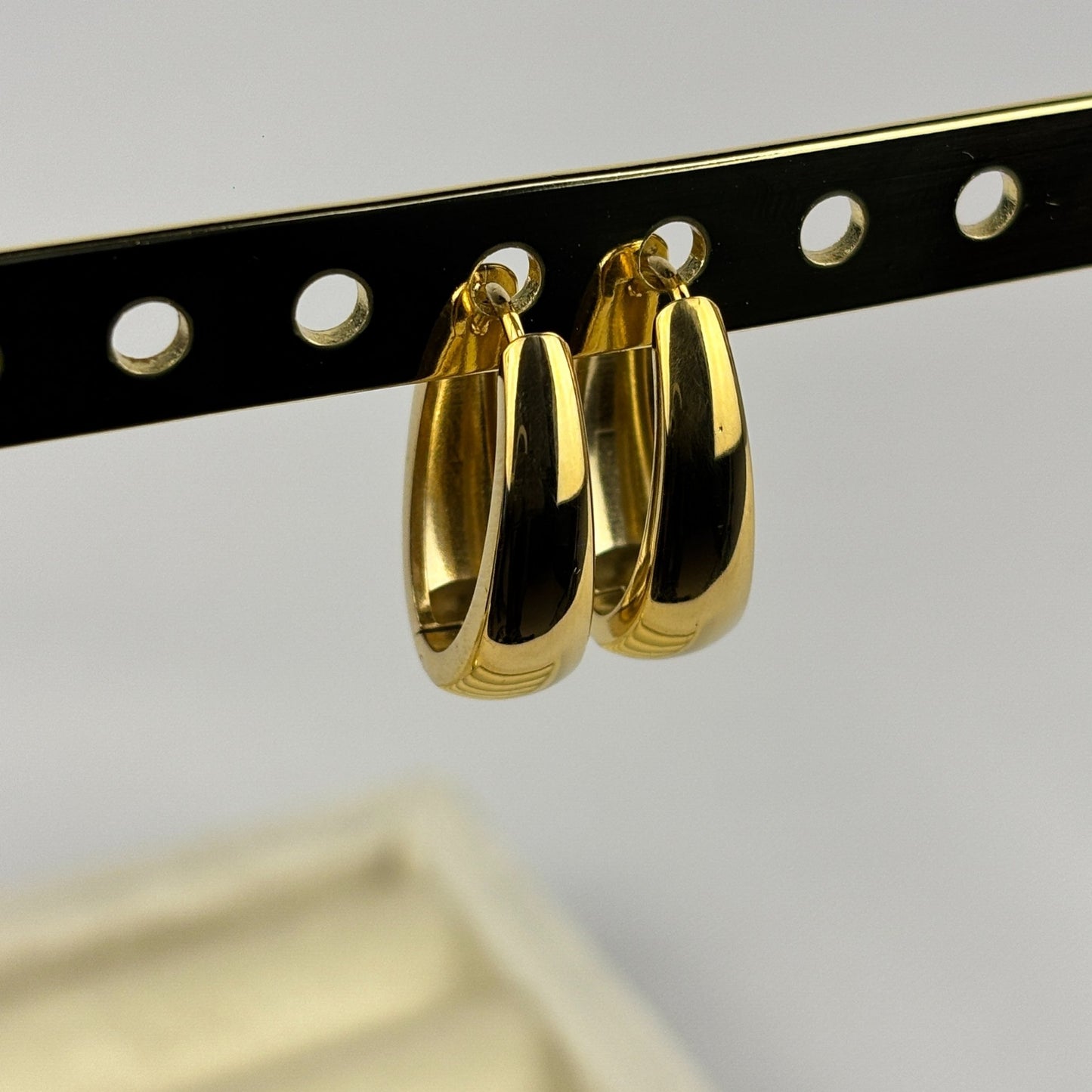 Oval Hoop Earrings