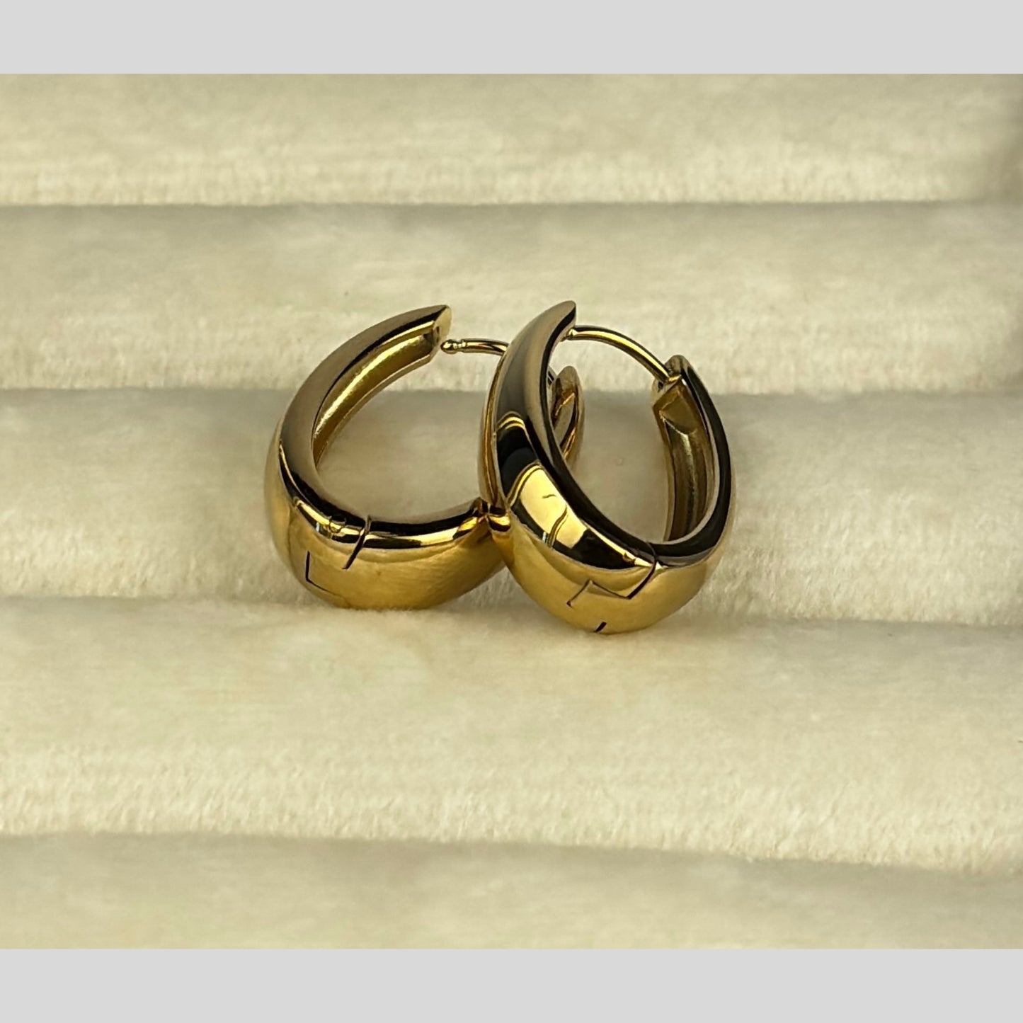 Oval Hoop Earrings