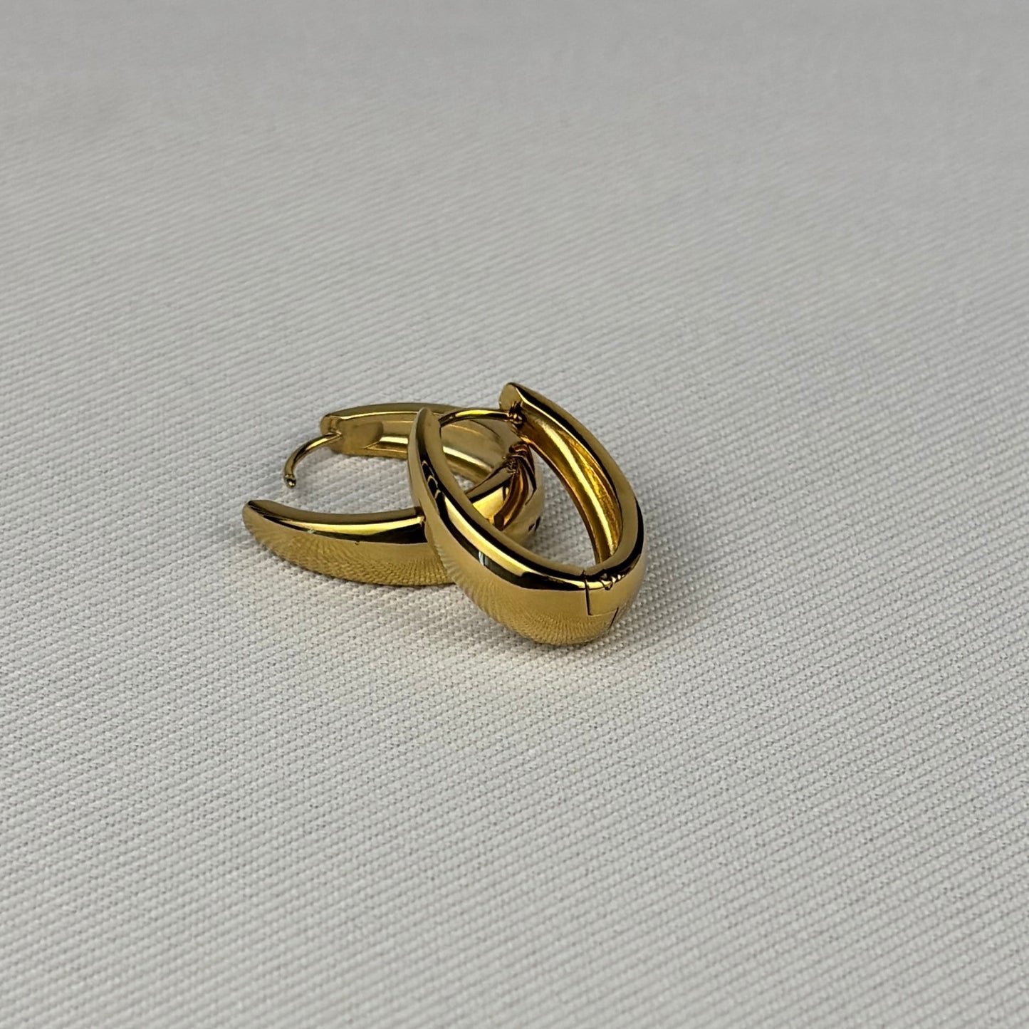 Oval Hoop Earrings