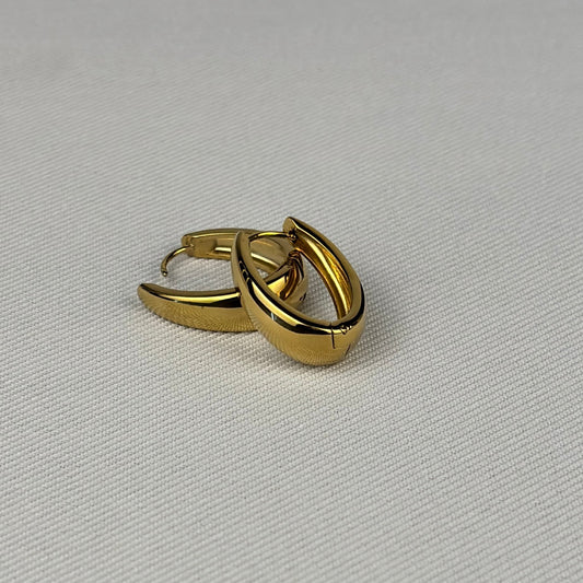 Oval Hoop Earrings