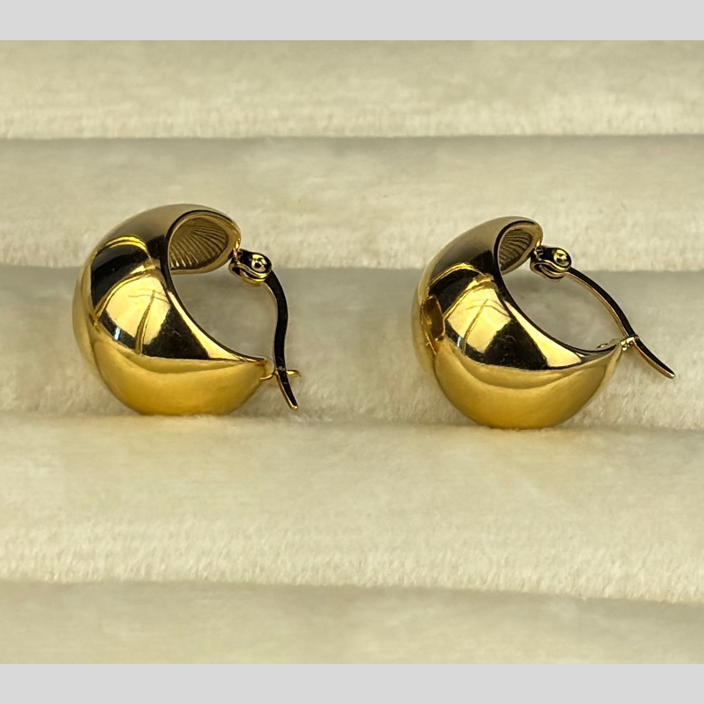 Dome Hoop Earrings
