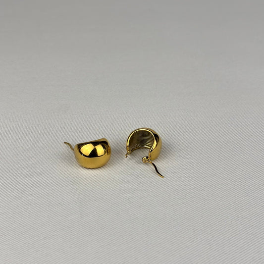 Dome Hoop Earrings