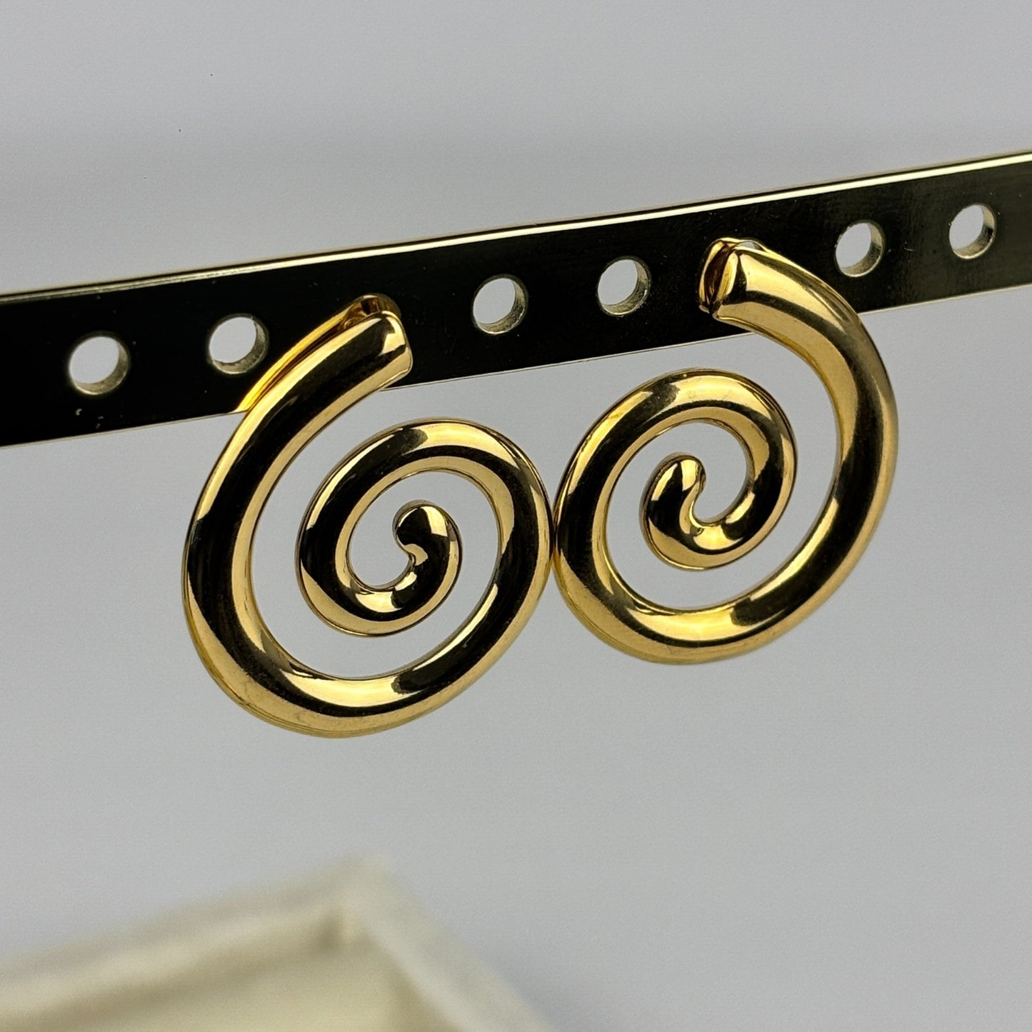 Spiral Hoop Earrings