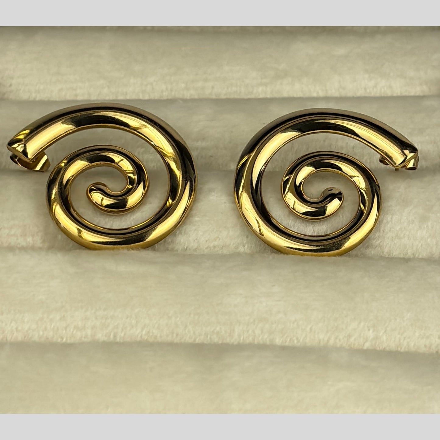 Spiral Hoop Earrings
