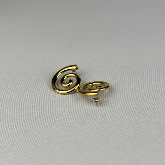 Spiral Hoop Earrings